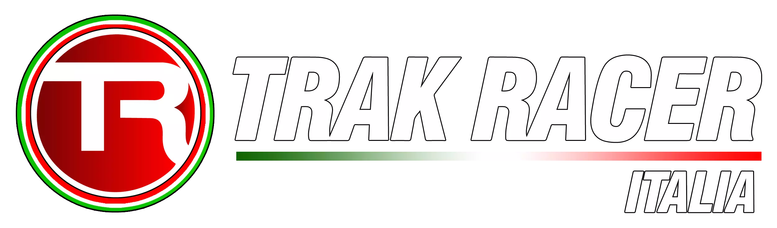 Logo Trak Racer Italia bianco