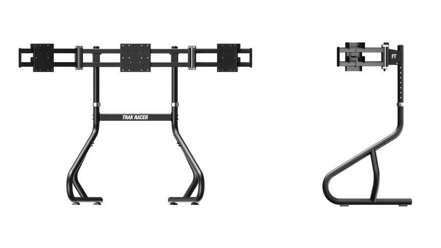Supporto 3 monitor da pavimento 22″-32″ Trak Racer dimensioni 2