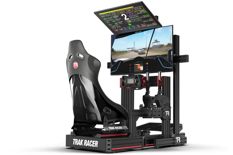 Supporto monitor singolo fino a 80″ 1200mm (TR80-TR120-TR160) Trak Racer montato