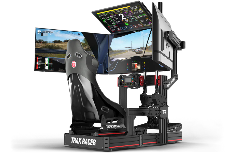 Supporto per 4 monitor montato a telaio (TR80-TR120-TR160) Trak Racer montato